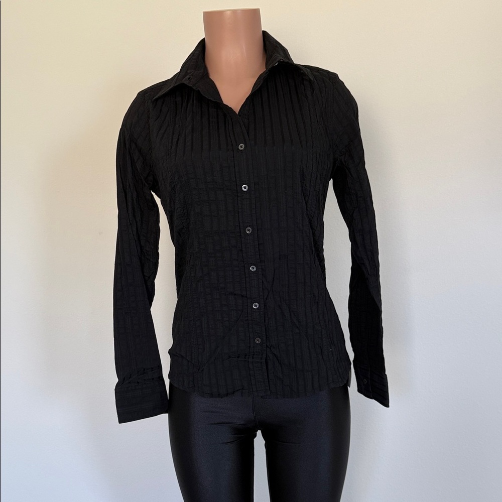 Elegant Black Button-Down Shirt for Women Craig Taylor
